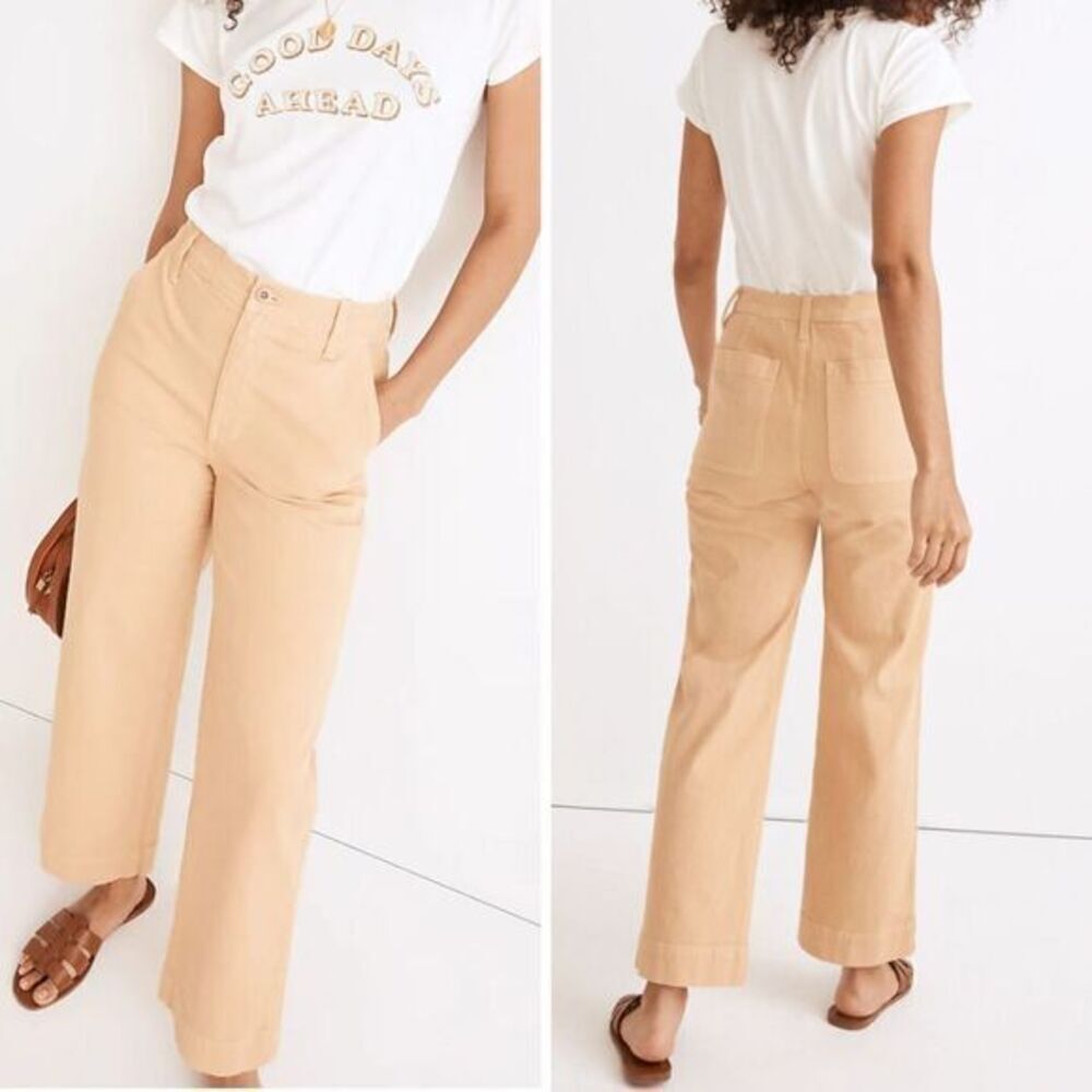 NEW Madewell The Perfect Vintage Wide-Leg Pant, 24‎